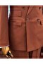 Italian Style Double-Breasted Jacket Trousers Men's Suit Tile T11094 - 5