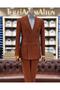 Italian Style Double-Breasted Jacket Trousers Men's Suit Tile T11094