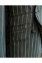 Green Slim Fit Striped Double Breasted Jacket and Trousers Set - T11937 - 6