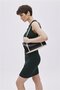 Green Ribbed Mini Knitwear Dress - 3