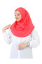 Ready to Wear Turban Soft Headscarf Shawl - Pink - 3