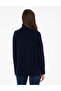 Navy Blue Regular Fit Turtleneck Wool Sweater 50296491-Vr033 - 5