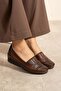 Women's Tan Comfortable Orthopedic Mother Shoes - 3
