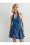 X Tuba Ünsal - Denim Mini Balloon Skirt - 2