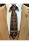 Italian Style Slim Fit Jacket Vest Pants Suit Camel T11485 - 3