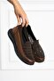 Women's Tan PU Sole Square-Stone Detailed Comfortable Orthopedic Sneakers