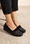 Women's Black Comfortable Orthopedic Mother Shoes - 4