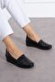 Women's Black Comfortable Orthopedic Mother Shoes