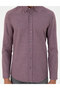 Purple Slim Fit Long Sleeve Shirt 50293756-Vr038 - 6