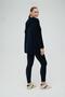 Women's Long Sleeve Hooded Velvet Leggings Navy Blue Tracksuit Set C0T2N0O12 - 7