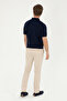 Men's Stone Canvas Trousers 50286012-Vr049 - 4