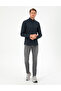 Navy Blue Slim Fit Long Sleeve Shirt 50293756-Vr033 - 4