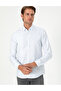 Blue Slim Fit Long Sleeve Shirt 50298170-Vr036 - 3