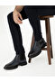 Navy Blue 100% Leather Boots 50298490-Vr033 - 6
