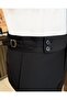 Italian Style Men's Vest Pants Suit Black T12200 - 3