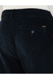 Navy Blue Carrot Fit Velvet Canvas Trousers 50295927-Vr033 - 6