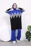 Glittery Knit Tunic Trousers Set