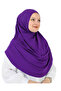 Long Ready to Wear Turban Soft Scarf Islamic Clothing Viscose - Purple - 4