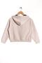 Hooded Long Sleeve Stone Color Girl's Sweatshirt - 3