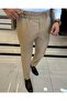 Italian Cut Belted Pleated Trousers Mustard T5821