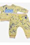 Baby Boy Tracksuit Set/Sweatshirt Pants with Snap Buttons Set/Crew Neck 2 Thread Baby Set - 4