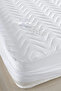 Liquid-Proof Fitted Quilted Mattress Cover 220X200 cm Double Bed Protector Mattress Cover