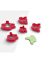 Organic Shape Polymer Clay Mold, Earring Mold, Jewelry Mold, Clay Cutter, 5 Sizes, No: 830 - 2