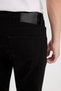 Pedro Slim Fit Tight Fit Regular Waist Narrow Leg Black Jean Pants S2711Az24Au - 6