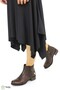 Women's Genuine Leather Laceless Flat Sole Classic Boots M25/Kb1405 - 3