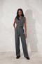 Anthracite Padded Vest Trousers Set 5409-1380