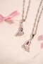Mariposa Magnetic Friendship Necklace Steel 2 Pieces - 2