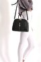 Women's New Season 3-Compartment Luxury Soft Leather Adjustable Crisscross-Strap Stylish Shoulder Bag - 6