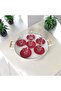 Metal Presentation Tray Metal Tea Plate Set - 6 Tea Plates and 6 Presentation Trays - 3