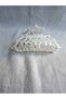 White Mesh Patterned Pearl Bone Latch Buckle Large Size - 3