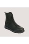 17945 Women's Leather Nubuck Boots 38 Black - 2