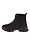 Genuine Leather Women's Boots Hj-21520-Z Black Nubuck - 3