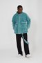 Zippered Oversize Mold Plush Cardigan with Side Pocket, Reversing to Bag - 2