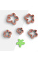 Organic Shape Polymer Clay Cutting Mold, Earring Mold, Jewelry Mold, Clay Cutter, 5 Sizes, No: 835