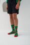 Green Watermelon Slice Patterned Colorful Unisex Socks - 4