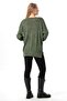 Long Sleeve Berra Tie-Up Autumn and Winter Knitwear Blouse Khaki Hk - 3