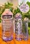 Motivational Transparent Water Bottle Water Bottle Portable Water Bottle with Sticker Set of 3