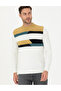 Ecru Slim Fit Half Turtleneck Knitwear Sweater 50278121-Vr019 - 3