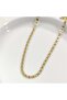 Xuping 4 mm Elegant Chain Necklace Gold 45 cm