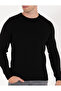 Black Slim Fit Crew Neck Basic Knitwear Sweater 50270179 -Vr046 - 6