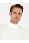 Ecru Slim Fit Half Turtleneck Knitwear Sweater 50296462-Vr019 - 2
