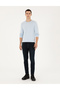Light Blue Slim Fit Crew Neck Basic Sweater 50296575-Vr003 - 4