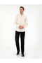 Beige Slim Fit Long Sleeve Shirt 50293756-Vr011 - 4