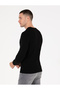 Black Slim Fit Crew Neck Basic Knitwear Sweater 50270179 -Vr046 - 5