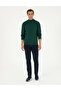 Green Slim Fit Half Turtleneck Basic Knitwear Sweater 50296548-Vr054 - 4