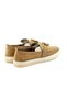 SRM 119 Woven Detail Genuine Leather Men's Shoes, Tan - 3